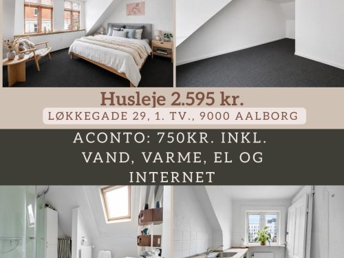 L&oslash;kkegade 29, 1. tv., 9000 Aalborg